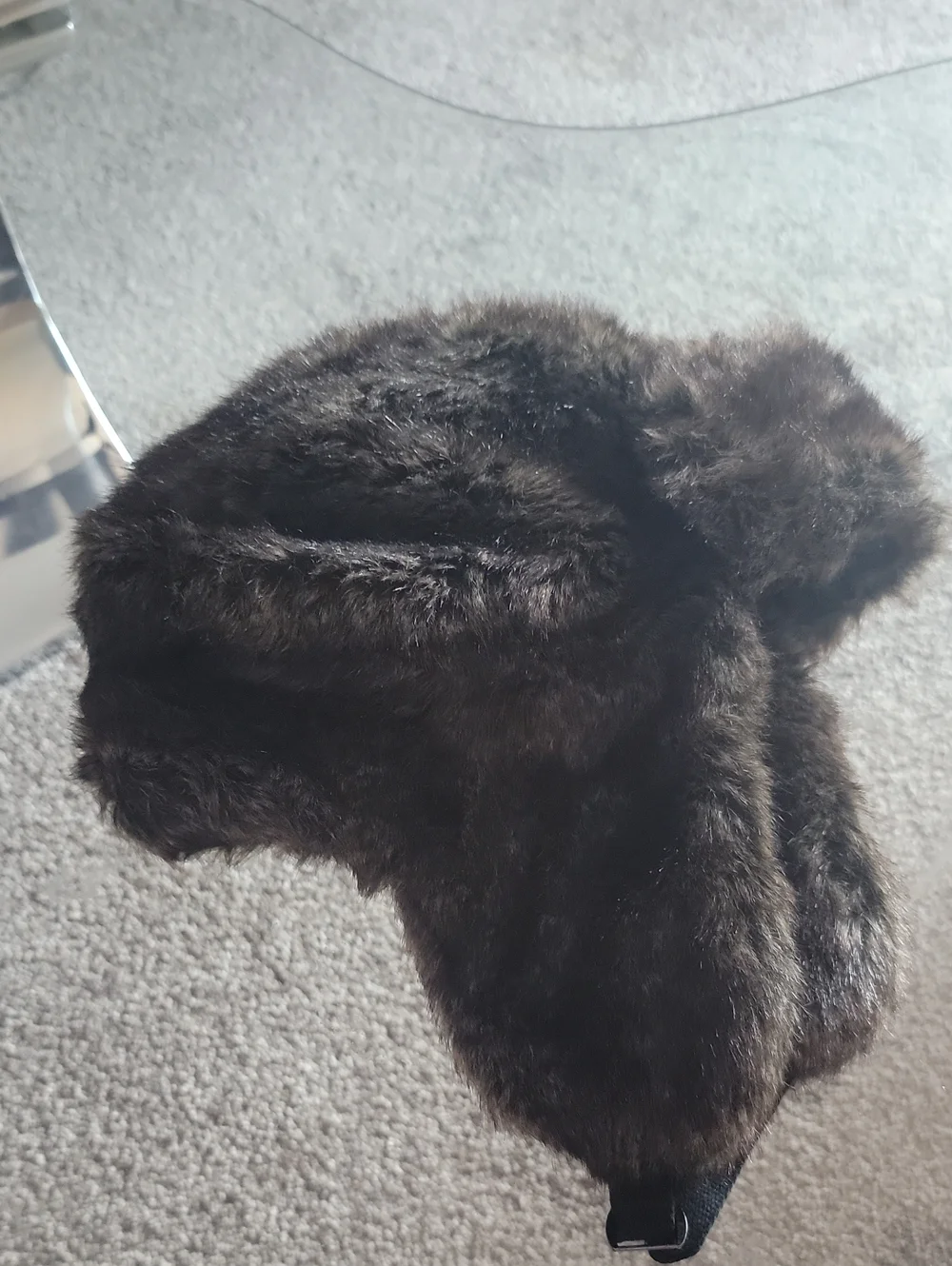 Target Black Faux Fur Hat